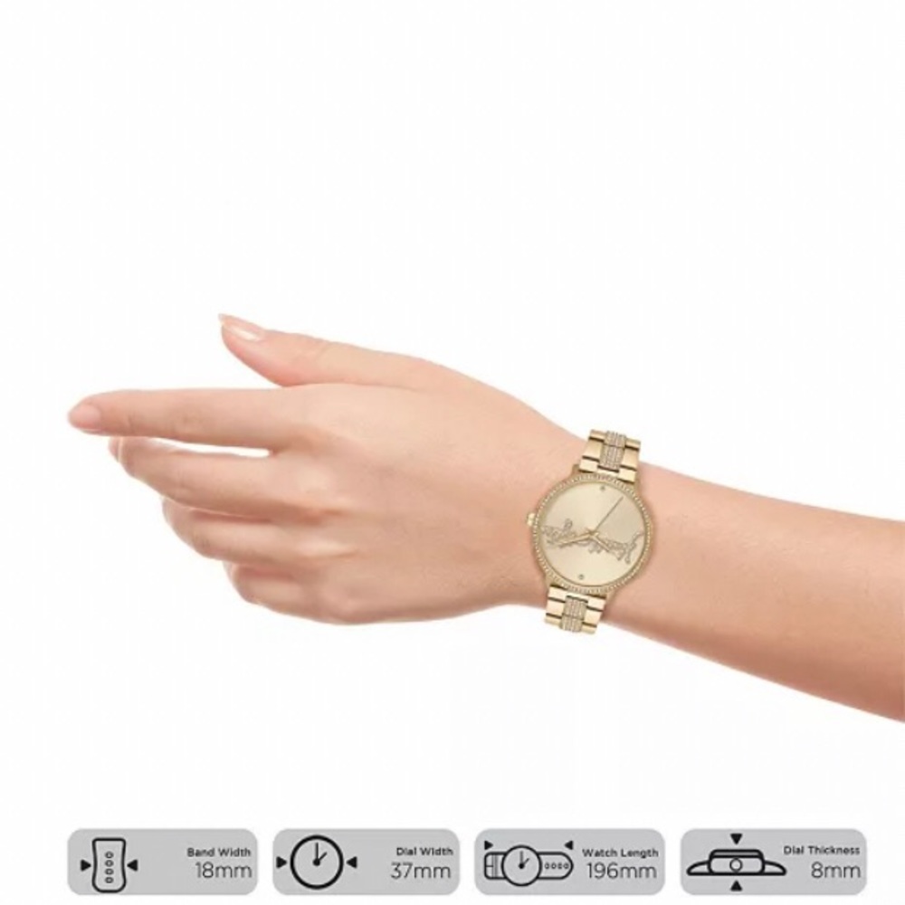 KENDALL AND KYLIE GOLD WATCH WITH BOX & PAMPHLET - Picture 4 of 6
